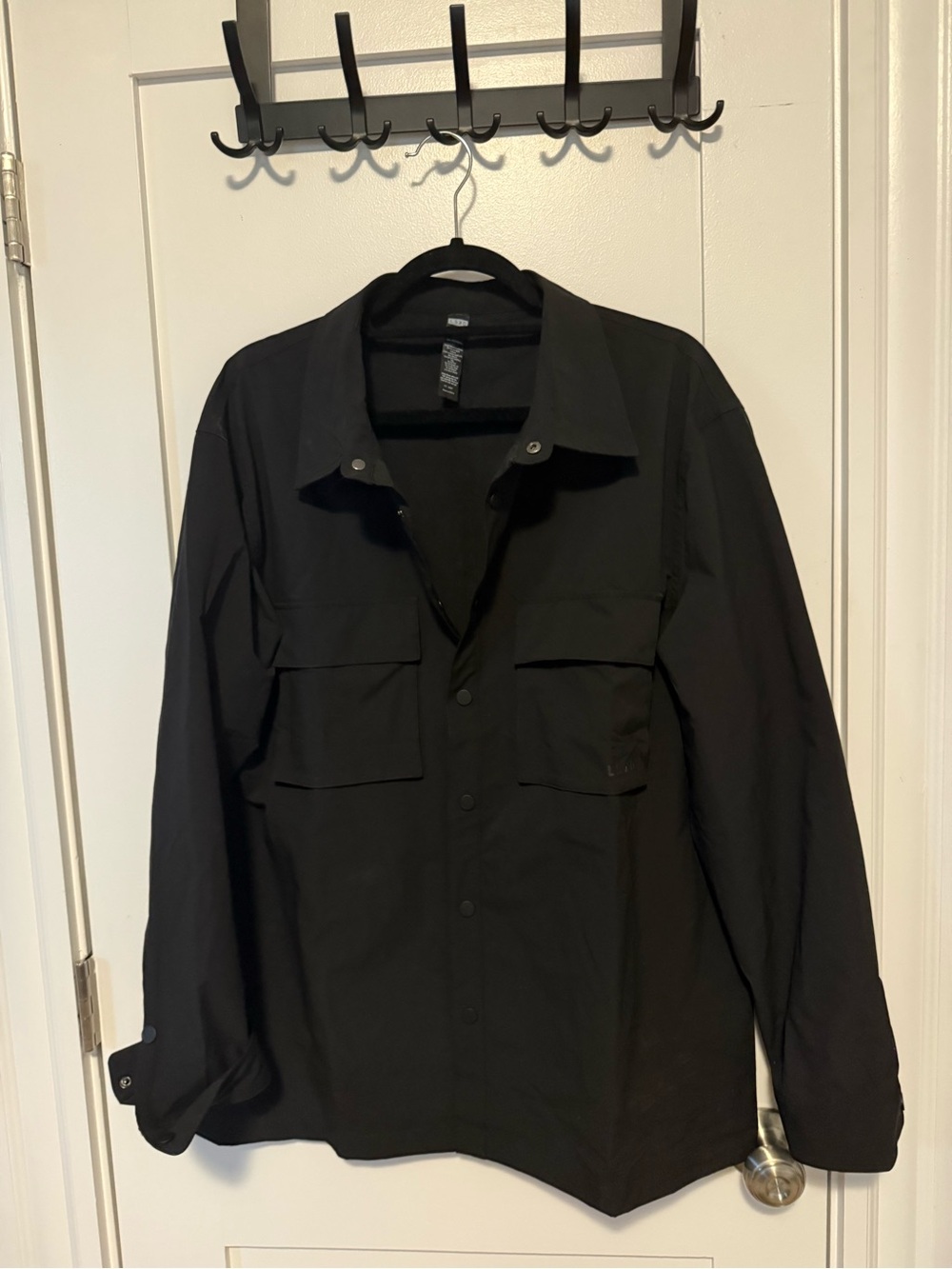 Men's Black lightweight utility Jacket by